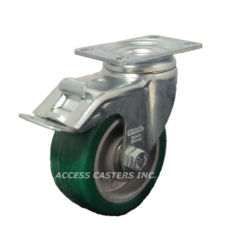 L-ALST125K-12-FI Blickle 5" Swivel Plate Caster ALST Wheel Brake Ball Beari