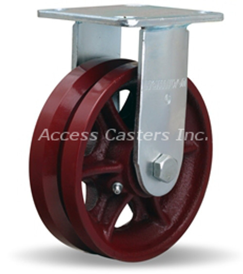 R-526-V Hamilton V-Grooved Iron Wheel Caster