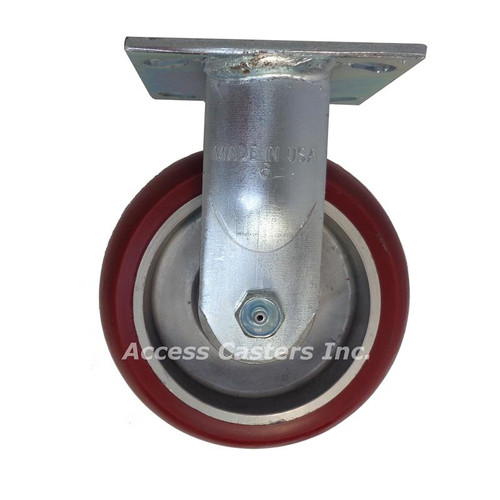 16AX05228R Albion 5" Rigid Caster with Ergonomic Polyurethane Wheel