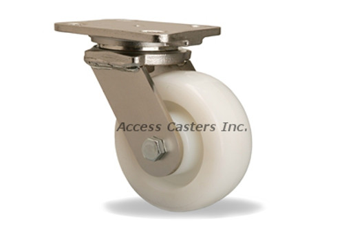 S-WHS-5WNSB 5 Inch Workhorse Stainless Steel Swivel Caster