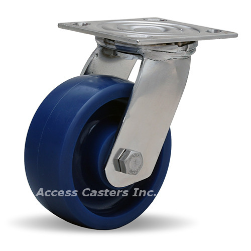 S-STA-5UYZ 5 inch stainless steel swivel caster with Unilast wheel