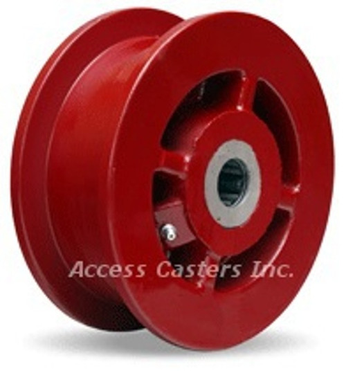 6HDFL2W-1 6 Inch X 2 Inch Double Flanged Wheel