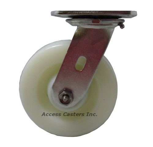 6DSSNS 6" Stainless Steel Swivel Caster, Nylon Wheel