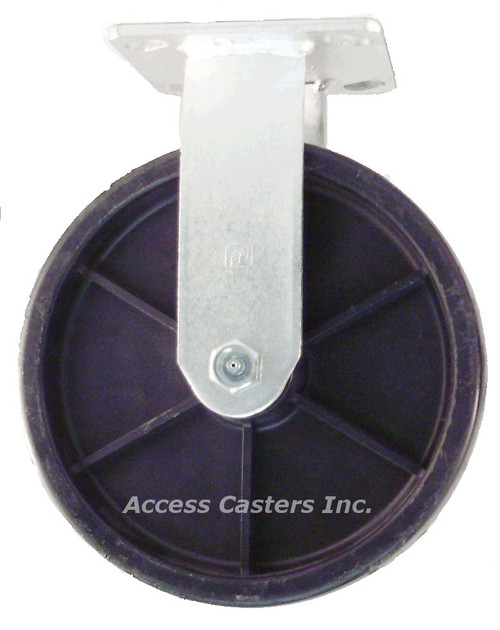 6PRMHPR 6" Rigid Plate Caster for Rubbermaid Dump Hoppers, FG1054L50000