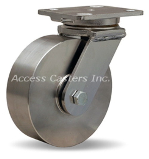 S-WHS-6SZ 6 Inch Workhorse Stainless Steel Swivel Caster