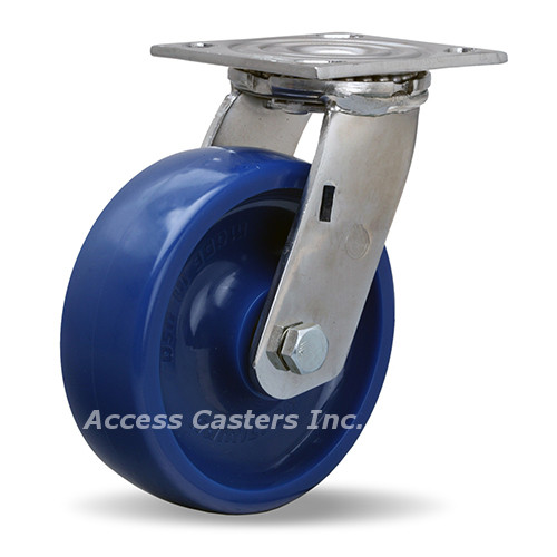 S-STA-6UYZ 6 inch stainless steel swivel caster with Unilast wheel