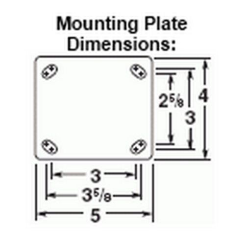 4 x 5 Plate Dimensions