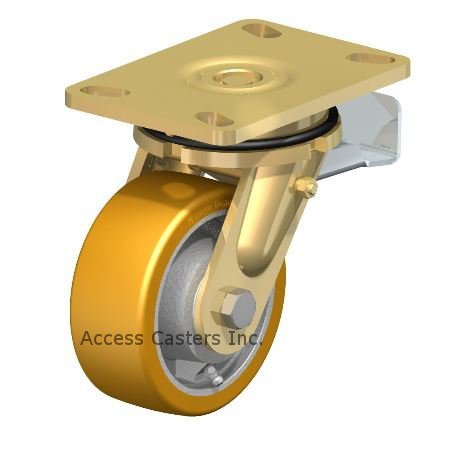 LS-GTH 127K-16-ST Blickle 5" Swivel Caster GTH Wheel Plate Ball Brake