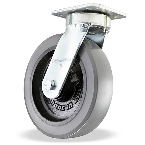 S-52K-8GB95 8 Inch Kingpinless Swivel Caster with DuraGlide Polyurethane Wheel