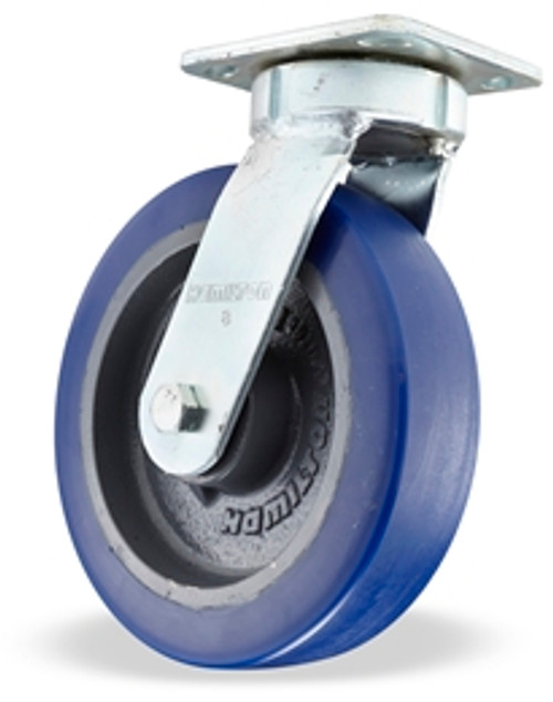 S-52K-8EGB 8 Inch Kingpinless Swivel Caster with Ergo-Glide XT Wheel