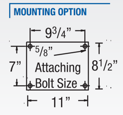 92VY08509S Albion 92 Series Caster