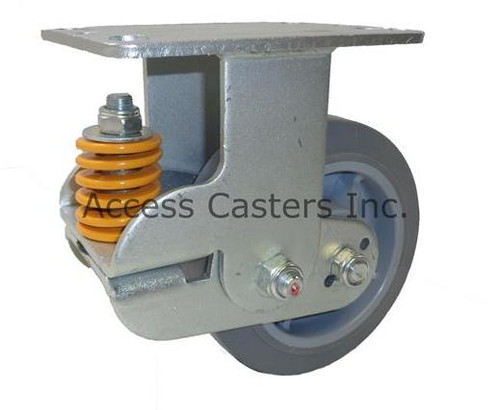 8P94NMR 8" Shock Absorbing Rigid Caster, Non Marking Wheel 8P94NMR 8" Shock Absorbing Rigid Caster, Non Marking Wheel