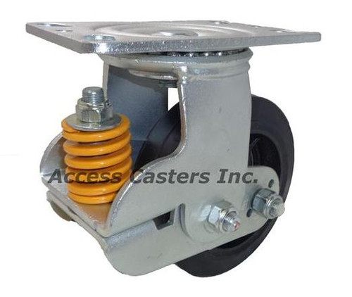 8P94RCS 8" Shock Absorbing Swivel Caster, Rubber on Cast Iron Wheel 8P94RCS 8" Shock Absorbing Swivel Caster, Rubber on Cast Iron Wheel