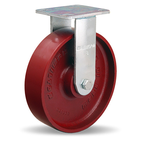 R-528-MB Hamilton Medium Duty Rigid Caster 8x2 Cast Iron Wheel