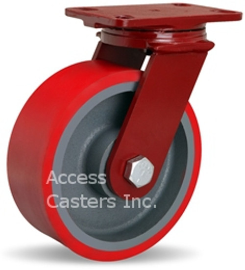 R-FM-83TRB Hamilton Spinfinity caster with 8" x 3" DuraGlide Wheel