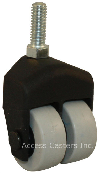 155-2XTPR-27 X-Caster High Capacity Low Profile Dual Wheel 3/8-16x1 Thread 155-2XTPR-27 X-Caster High Capacity Low Profile Dual Wheel 3/8-16x1 Thread