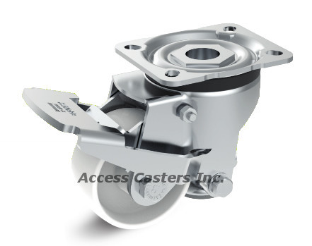 HRLK-PO 82G-HN Blickle leveling caster with following operating lever