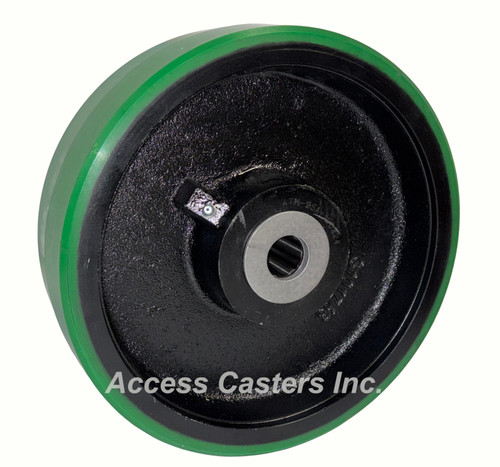 PY1050116 Albion 10 x 3" polyurethane on cast iron wheel