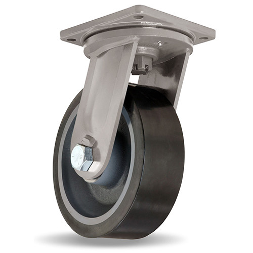 S-MD-124SYT70 Hamilton-Maxi-Duty Swivel Caster 12x4 Poly Cast Wheel
