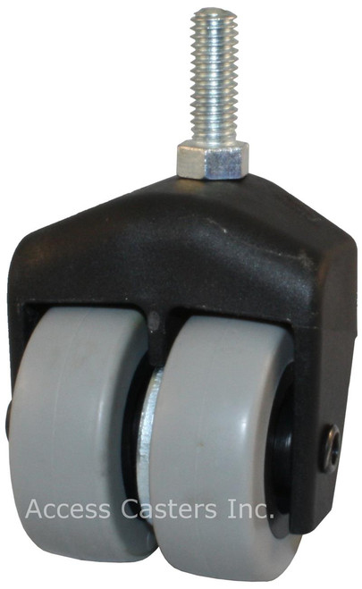 205-2XTPR-27 2 Inch X-Caster High Capacity Low Profile Dual Wheel Caster w 205-2XTPR-27 2 Inch X-Caster High Capacity Low Profile Dual Wheel Caster w