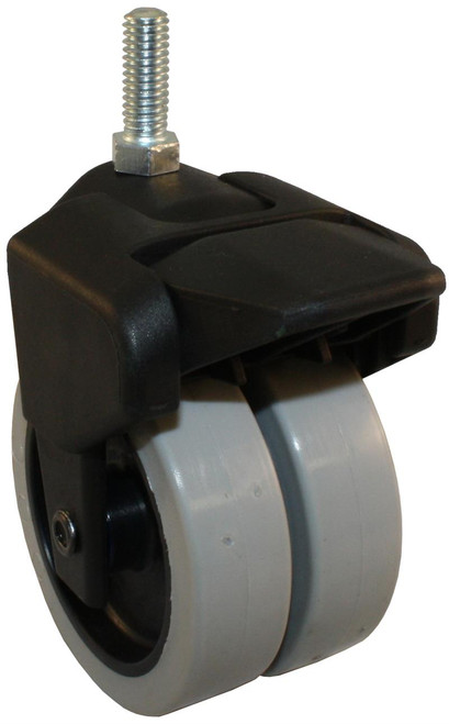 305-2XTPR-27-WB 3 Inch X-Caster High Capacity Low Profile Dual Wheel Caster 305-2XTPR-27-WB 3 Inch X-Caster High Capacity Low Profile Dual Wheel Caster