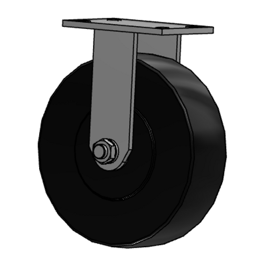 330NX10528R Albion Heavy-Duty Stainless Steel Rigid Caster