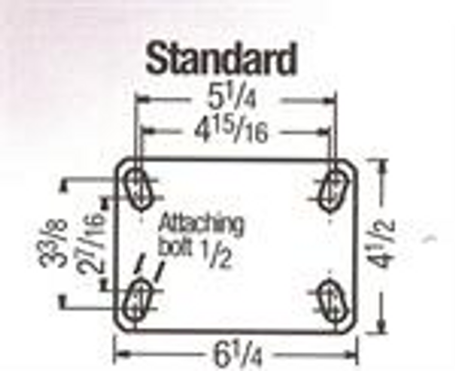 38NX08228R01 Rigid Caster