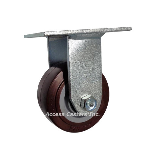 ER4X2TUM Pemco E-Line 4" rigid caster with polyurethane tread wheel ER4X2TUM Pemco E-Line 4" rigid caster with polyurethane tread wheel