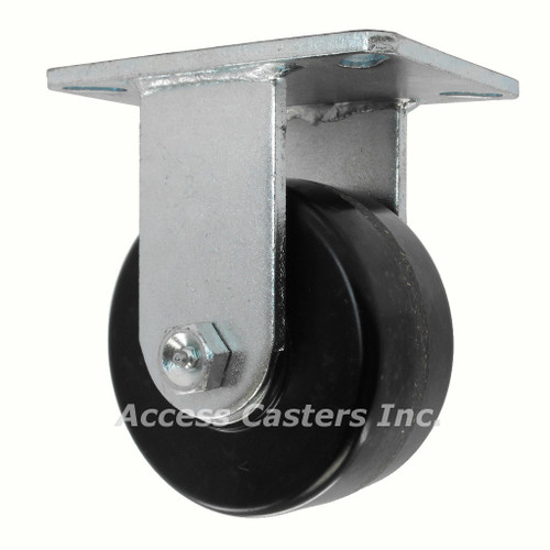 61PH8X3RBR 8"  heavy duty rigid caster, 5-1/4" x 7-1/4" top plate 61PH8X3RBR 8"  heavy duty rigid caster, 5-1/4" x 7-1/4" top plate