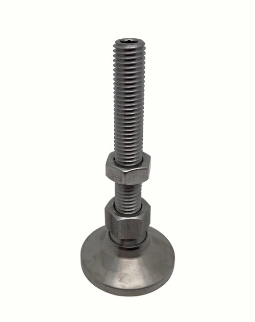 LV5013-AL-ZC Aluminum foot with zinc steel stud leveler, 1/2-13 x 3 LV5013-AL-ZC Aluminum foot with zinc steel stud leveler, 1/2-13 x 3