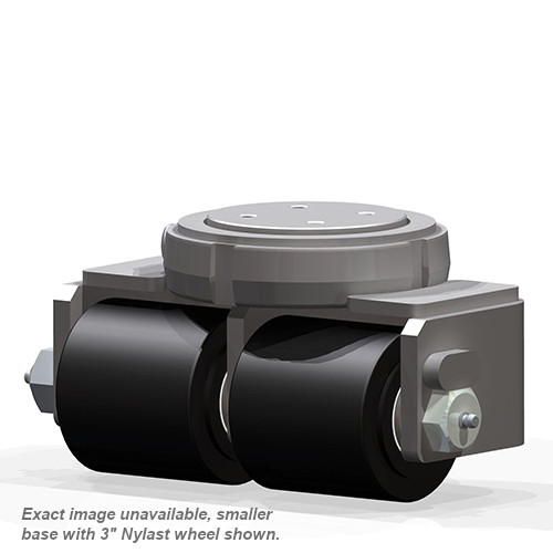 S-MM2-43D70 Hamilton Mini-Mite Low Profile Dual Wheel Swivel Caster with Two 4" x 3" Polyurethane on Steel Rollers S-MM2-43D70 Hamilton Mini-Mite Low Profile Dual Wheel Swivel Caster with Two 4" x 3" Polyurethane on Steel Rollers