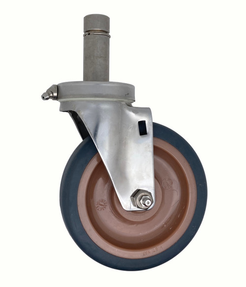 Autoclavable caster with Metro® stem