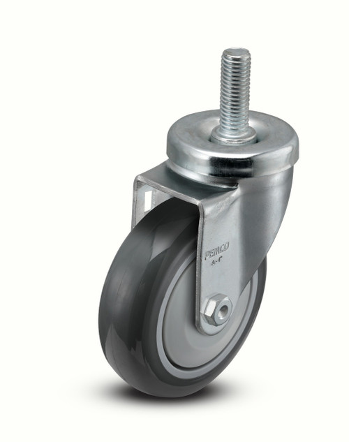 AS40T2TPU 4" Threaded Stem Caster with TPU Wheel, 275 lb. capacity AS40T2TPU 4" Threaded Stem Caster with TPU Wheel, 275 lb. capacity