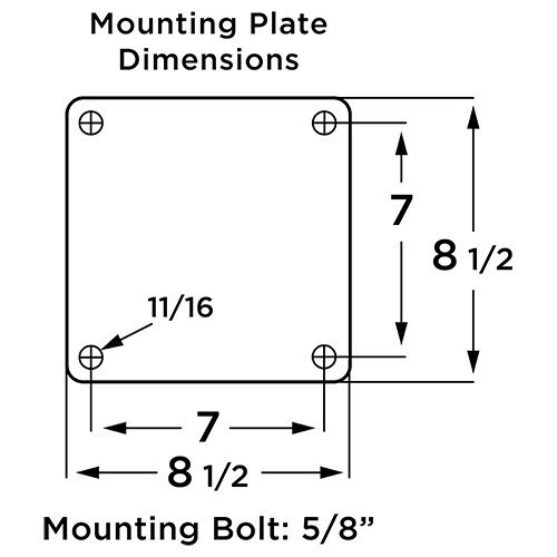 R-ZFMDD-105SWF70D Hamilton Maxi-Duty Dual Wheel Rigid Caster with 10" x 5" UltraGlide® (70D) Five-Wheel Black Tread on Aluminum Core R-ZFMDD-105SWF70D Hamilton Maxi-Duty Dual Wheel Rigid Caster with 10" x 5" UltraGlide® (70D) Five-Wheel Black Tread on Aluminum Core