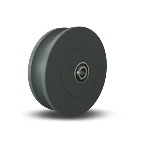 W-1030-131-NYUB-3/4 Hamilton U-Grooved Nylast Wheel 10" x 3" with 3/4" Precision Ball Bearings for 1-5/16" Track Diameter W-1030-131-NYUB-3/4 Hamilton U-Grooved Nylast Wheel 10" x 3" with 3/4" Precision Ball Bearings for 1-5/16" Track Diameter