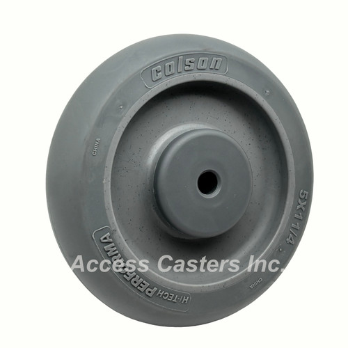 2.00005.5P8 Colson 5" x 1-1/4" Performa Crowned Tread Rubber Wheel