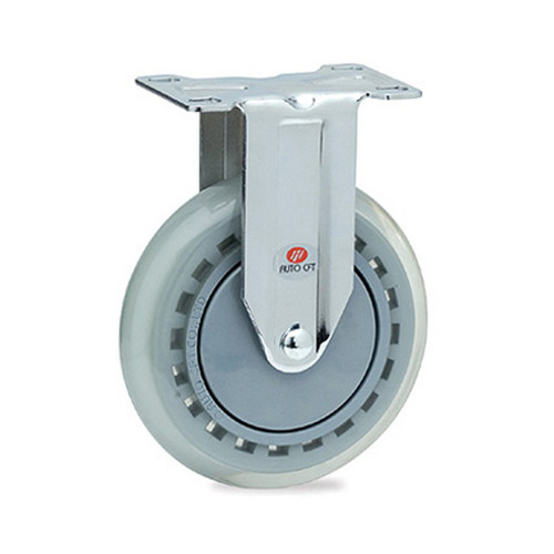 ACLU-100RF 100mm x 30mm Light-Duty Rigid Flange Non-Leveling Caster