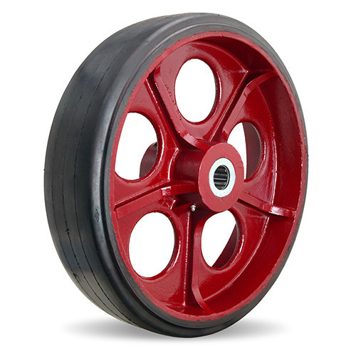 W-1850-R-1-1/4 Hamilton 18 x 5 Moldon Rubber Wheel with 1-1/4" roller bearings W-1850-R-1-1/4 Hamilton 18 x 5 Moldon Rubber Wheel with 1-1/4" roller bearings
