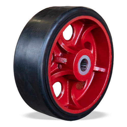 W-1450-R-1-1/4 Hamilton 14 x 5 Moldon Rubber Wheel with 1-1/4" roller bearings W-1450-R-1-1/4 Hamilton 14 x 5 Moldon Rubber Wheel with 1-1/4" roller bearings