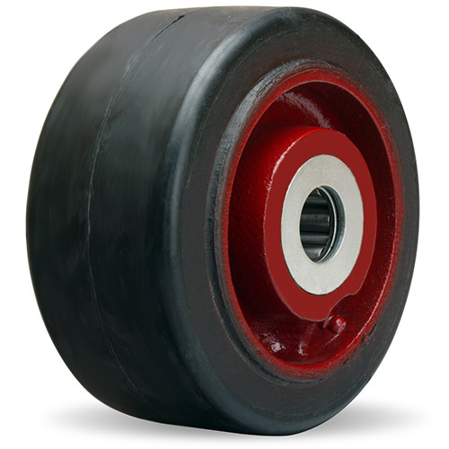 W-630-R-1 Hamilton 6 x 3 Mold-on Rubber Wheel, 1" Roller Bearing W-630-R-1 Hamilton 6 x 3 Mold-on Rubber Wheel, 1" Roller Bearing