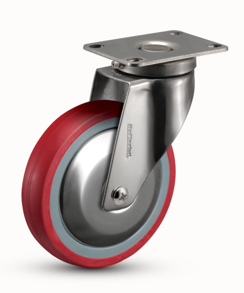 X05ARZ125SW-TP01 5" Autoclave ready stainless steel swivel caster