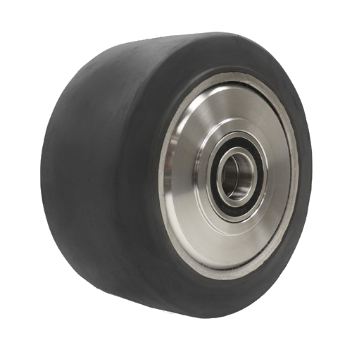 W-1590-PORB-2 Hamilton Renegade 15" x 9" Black Rubber Press-on Wheel, 2" ball bearings W-1590-PORB-2 Hamilton Renegade 15" x 9" Black Rubber Press-on Wheel, 2" ball bearings