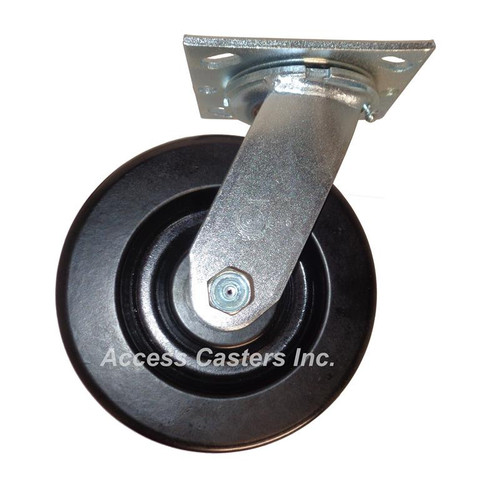 ES6X2PHN Pemco E-Line 6 x 2 Swivel Caster with Phenolic Wheel