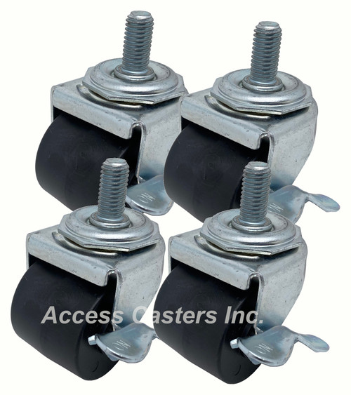 CK26 - AC Caster Set for Traulsen, 2-3/4 Inch Height