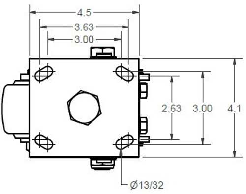 31-SL403-PSE Darcor 3 Inch Spring Loaded Caster