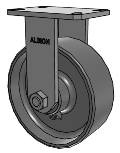 80FS08501R 8" Heavy-duty rigid caster