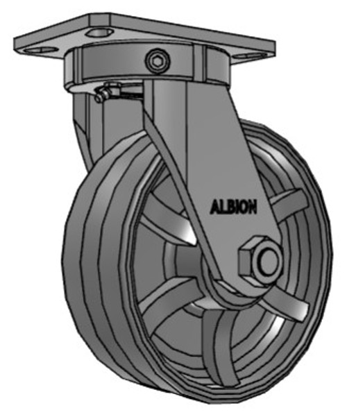 81VG08501S Albion 8" kingpinless v-groove caster 81VG08501S Albion 8" kingpinless v-groove caster