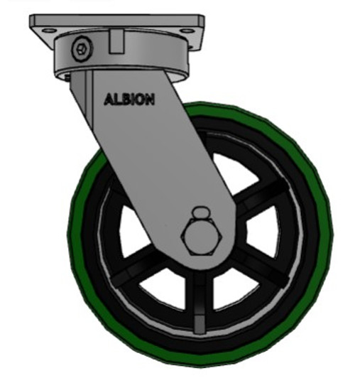 Albion 610PX12709S 12" Kingpinless Swivel Caster Albion 610PX12709S 12" Kingpinless Swivel Caster