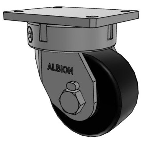 610NX06528S 6" Kingpinless swivel caster, 7200 pound capacity