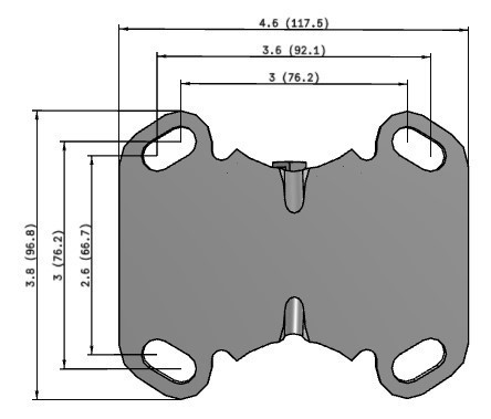 Colson 3 Series rigid top plate